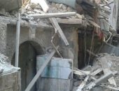 سقوط منزل من 3 طوابق بجزيرة الأكراد فى أسيوط
