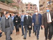 محافظ الغربية ونواب المحلة يتفقدون أعمال تطوير قرية محلة أبو علي.