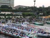 شرطة المسطحات تأمن احتفالات المواطنين بنهر النيل
